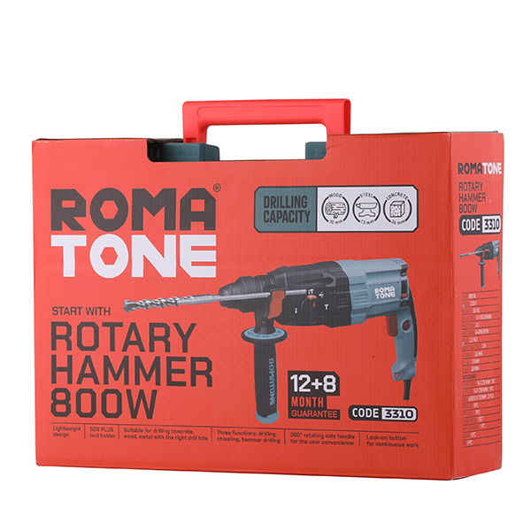 بتن کن سه‌کاره 26 میلیمتر 800 وات - کد 3310