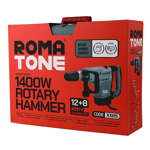 بتن‌کن پنج شیار 45 میلیمتر 1400 وات دیمردار - کد 3385