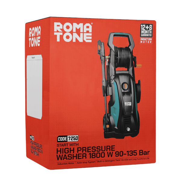 کارواش 135 بار القایی (دینامی) 1800 وات - کد 7250