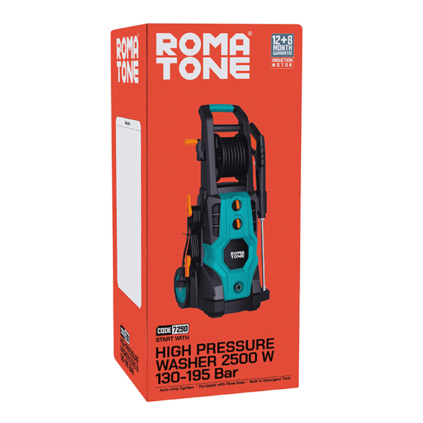 کارواش 195 بار القایی (دینامی) 2500 وات - کد 7290