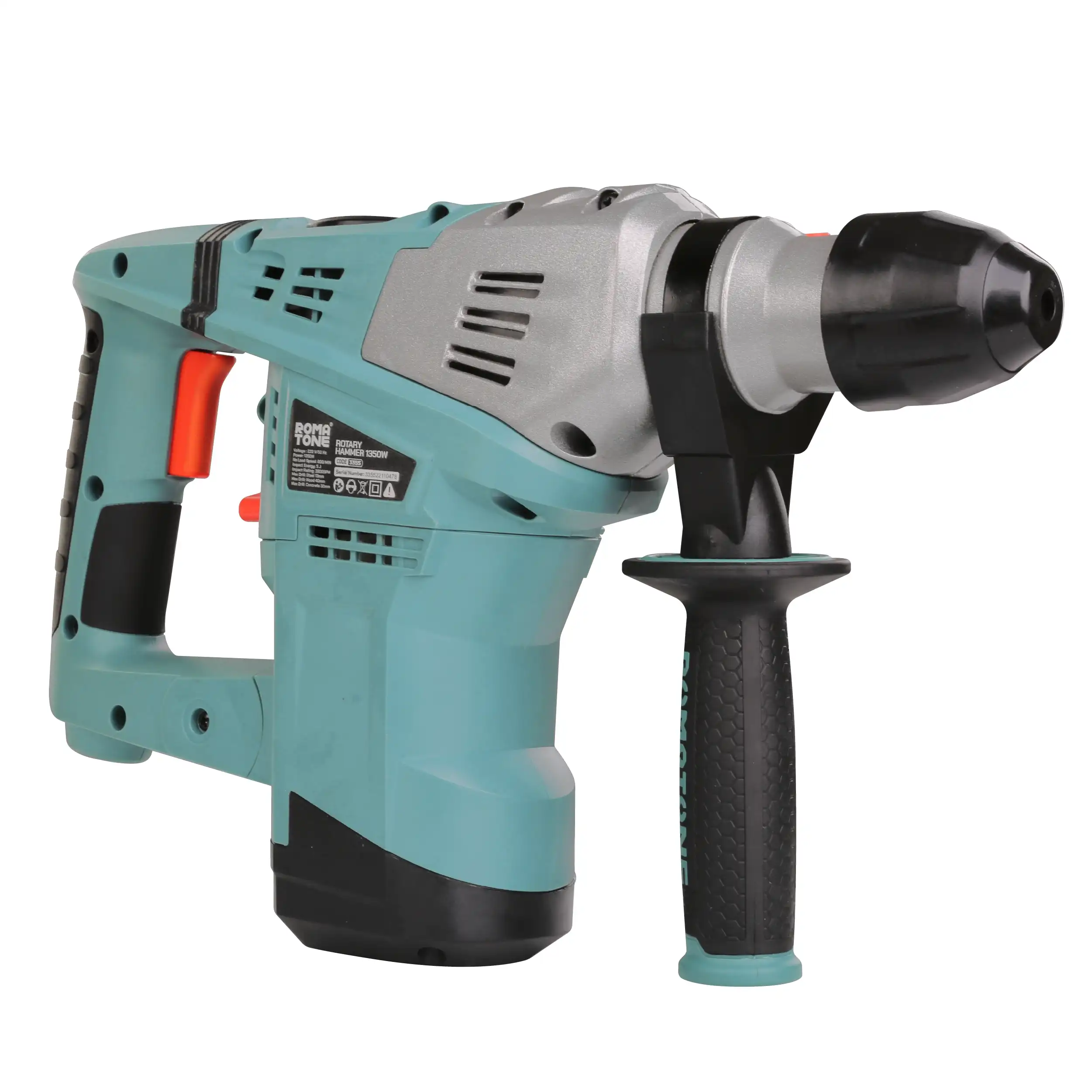 3355- rotary hammer-2 بتن کن 4 شیار 1350 وات روماتون مدل 3355 - تصویر 1