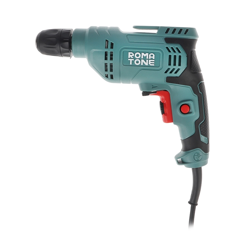 right-view-electric-drill-6-5mm-400w-3130 دریل برقی ۶.۵ میلیمتری ۴۰۰ وات روماتون مدل ۳۱۳۰